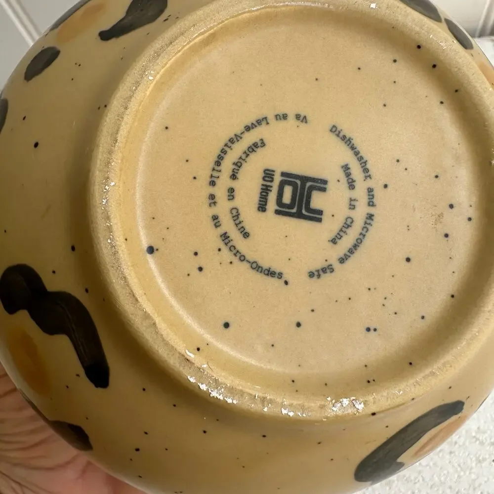Urban Outfitters Leopard Teapot Animal Print Ceramic Jungle Boho Decor